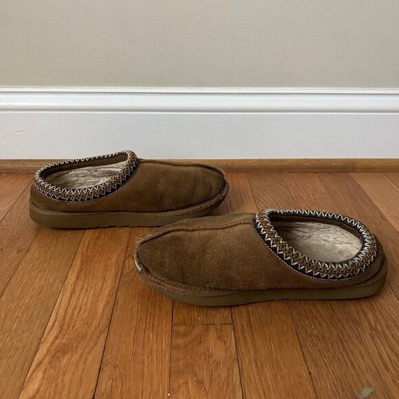 Ugg Australia Tasman Chestnut Brown Tan Slide On Slippers Women’s Size 7 - Picture 5 of 6